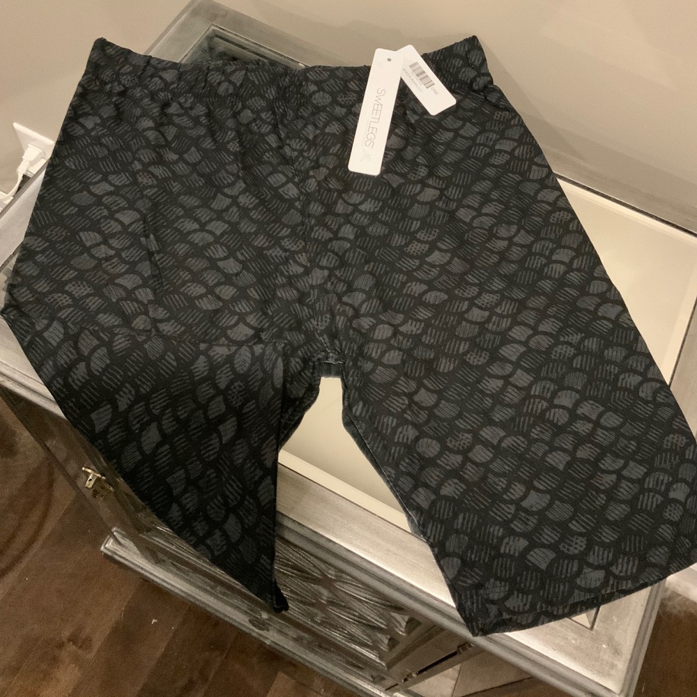 Mermaid scale bike shorts